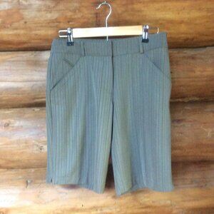 Nike Golf Fit-Dry Brown Striped Athletic Outdoor Activewear Shorts Size 2